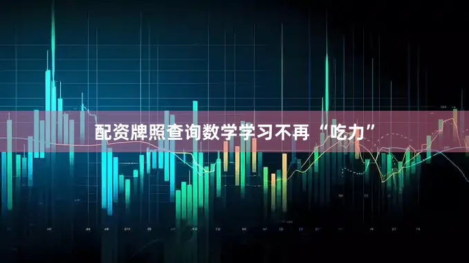 配资牌照查询数学学习不再 “吃力”